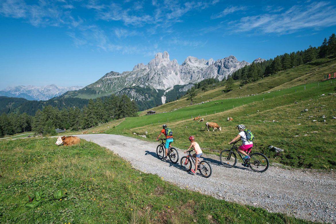 Mountainbiken im Sommerurlaub in Filzmoos, Salzburger Sportwelt