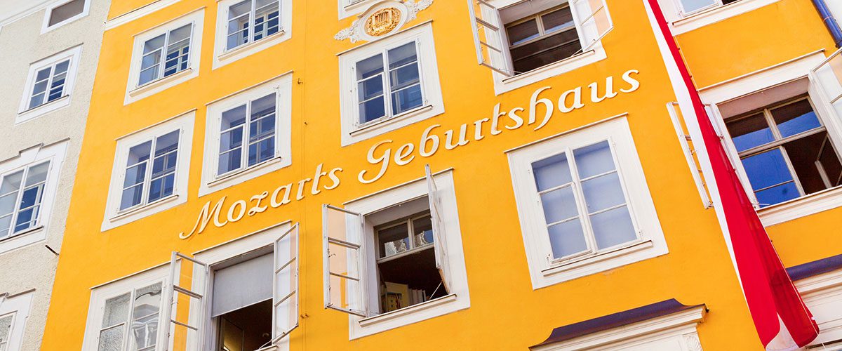 Mozart Geburtshaus - Ausflugsziele im Salzburger Land